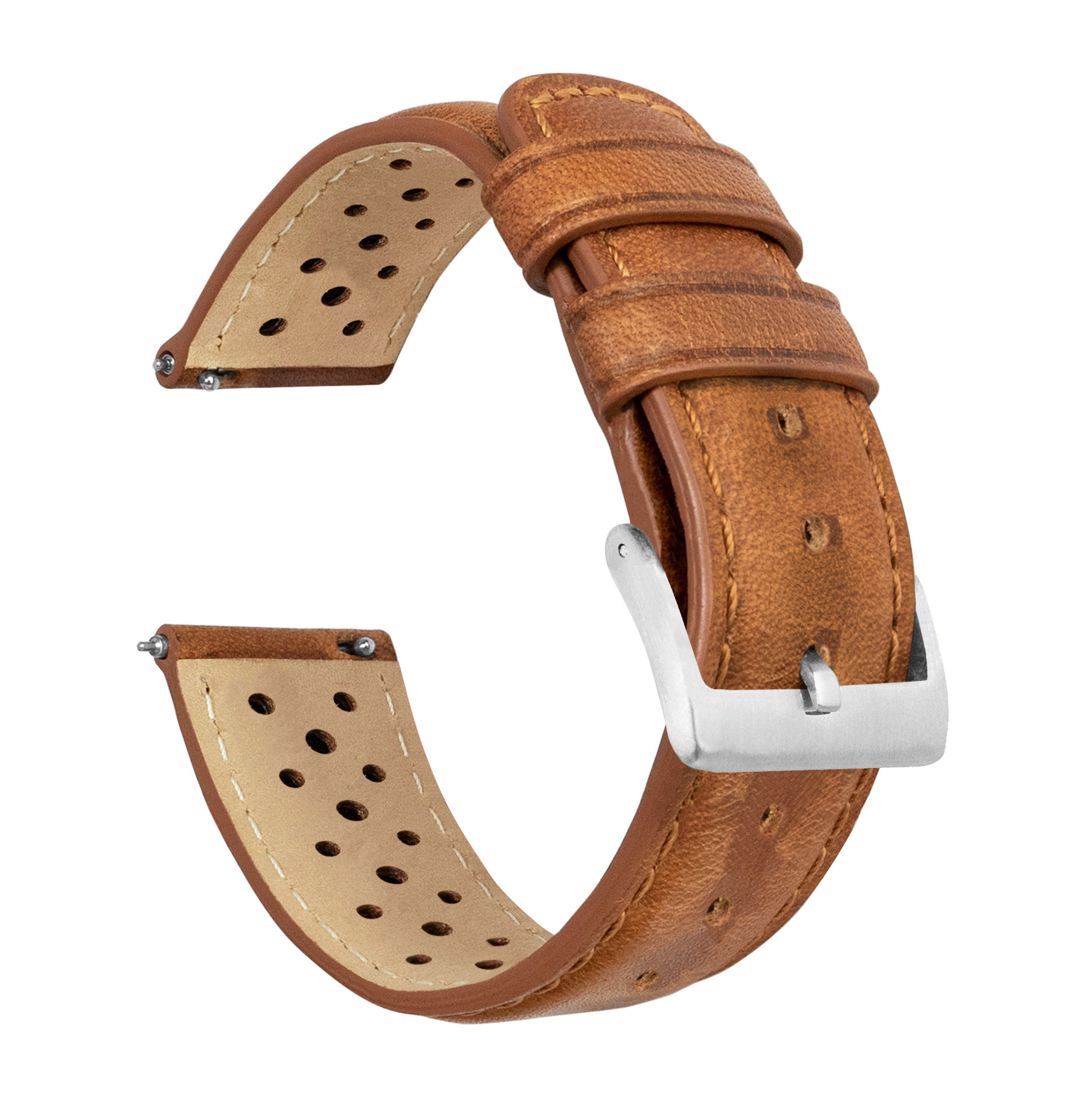 Crimson Red Racing Horween Leather Watch Band – Barton Watch Bands