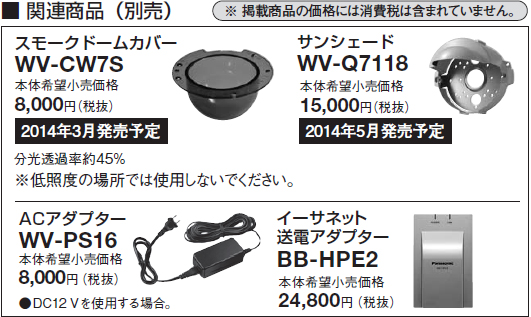 WV-SFV611L】Panasonic パナソニック i-PRO SmartHD 屋外対応ドーム