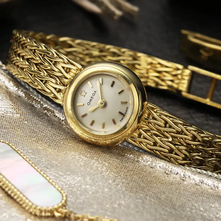 人気，定番人気 オメガ 腕時計 デビル レディース ゴールド OMEGA