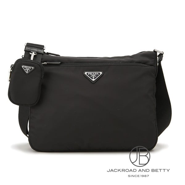 リナイロン ショルダーバッグ ブラック 黒[1BC421 RV44 F0002] Re