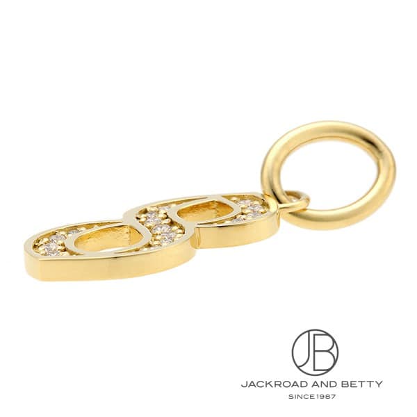 K18 ナンバー ダイヤモンド ペンダントトップ No.8[] K18 Number