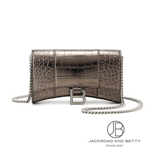 アワーグラス チェーン ウォレット ブロンズ ブラウン[6560502AAJ72564