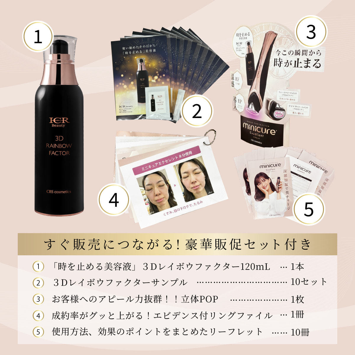 数量限定】ICR Beauty ミニキュア エクセレントⓇ【日本製】購入特典