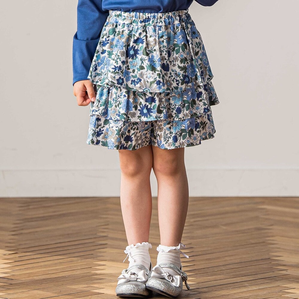 日本製】【お揃い】リバティビエラ(DaisyMorisia)フリルキュロット