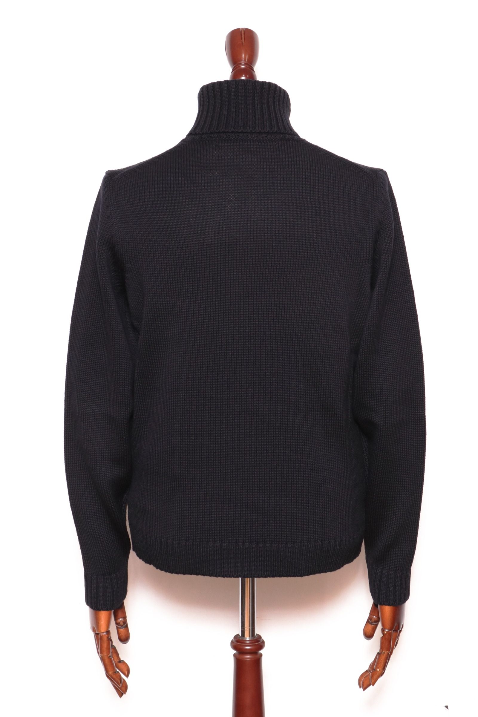 ZANONE - 5ゲージ ウール ソリッド タートルネック ニット / Z1375