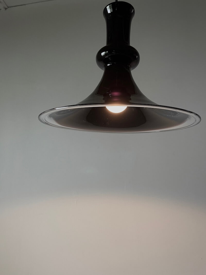 Bellbet | Glass Pendant Lamp “Etude” by Michael Bang for Holmegaard