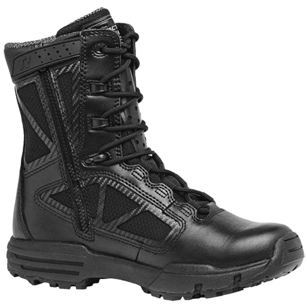 TR Chrome TR998Z WP: 8â€ Waterproof Side Zip Boot