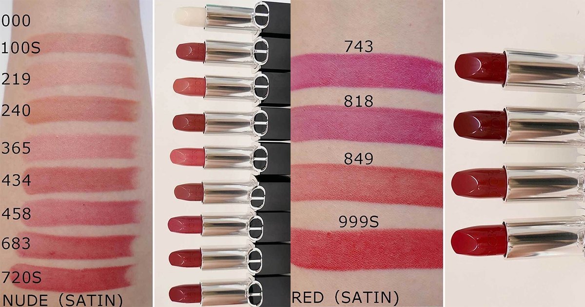 春の注目新作リップ全色見せ！】シャネルの新色やディオールの新作