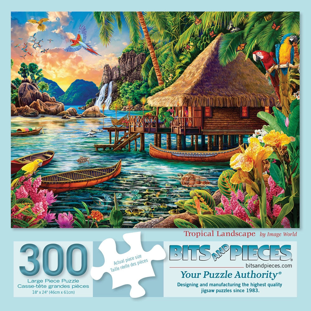 Tropical Landscape Jigsaw Puzzle | Bits and Pieces