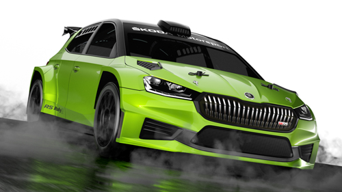 Bittydesign - ŠKODA Fabia RS Rally2 1/10 190mm body