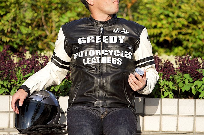 GREEDY GRW-231 LEATHER JACKET バイク用品インプレッション バイク