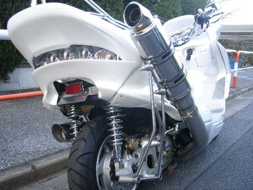 笹谷パーツ □マジェスティC 250 カチ上げマフラー『竜神』新品□送料