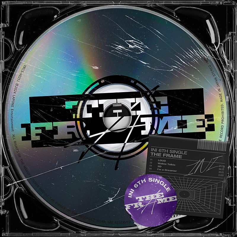 先ヨミ速報】INI『THE FRAME』6作連続のハーフミリオン突破 | Daily