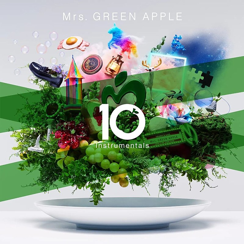 先ヨミ・デジタル】Mrs. GREEN APPLE『10 -Instrumentals-』DLアルバム
