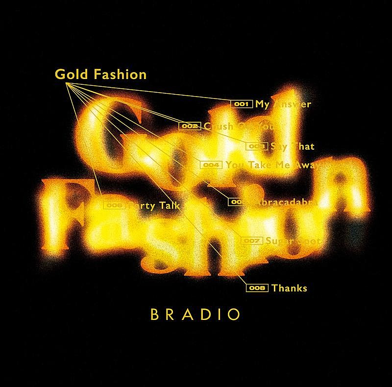 BRADIO、未発表音源AL『Gold Fashion』アートワーク公開 | Daily News