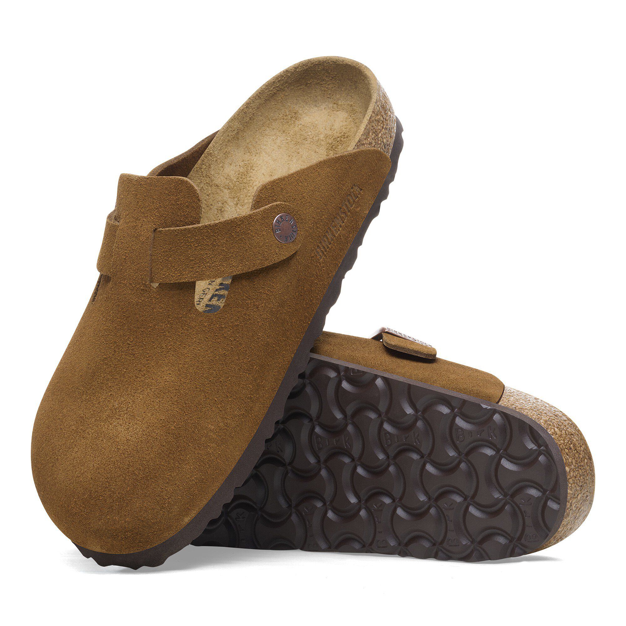 Boston / ボストン」（スエードレザー、ミンク）| BIRKENSTOCK（日本）