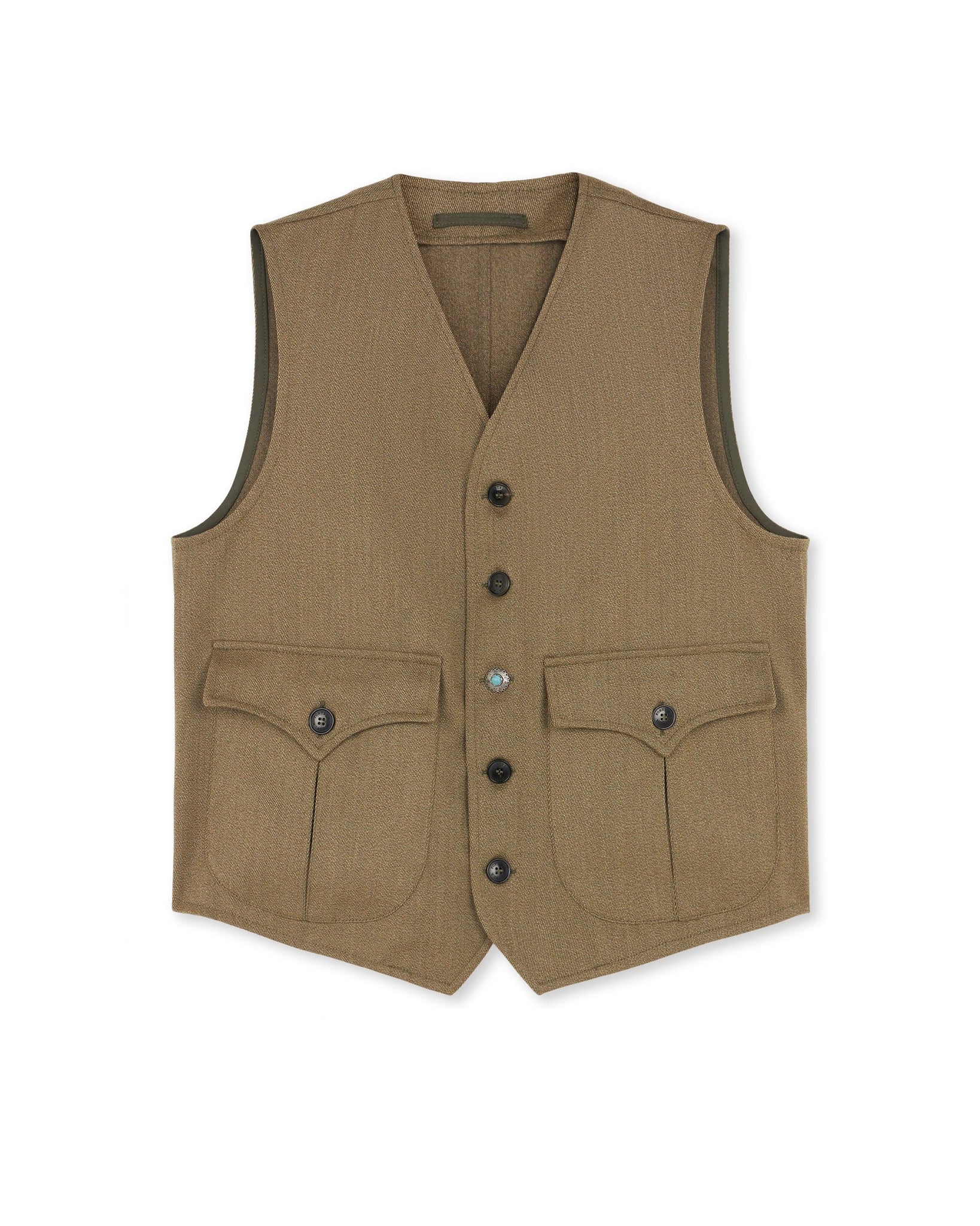 Fortela】DONALD LS001 GRE VEST – Blue Beach Denim