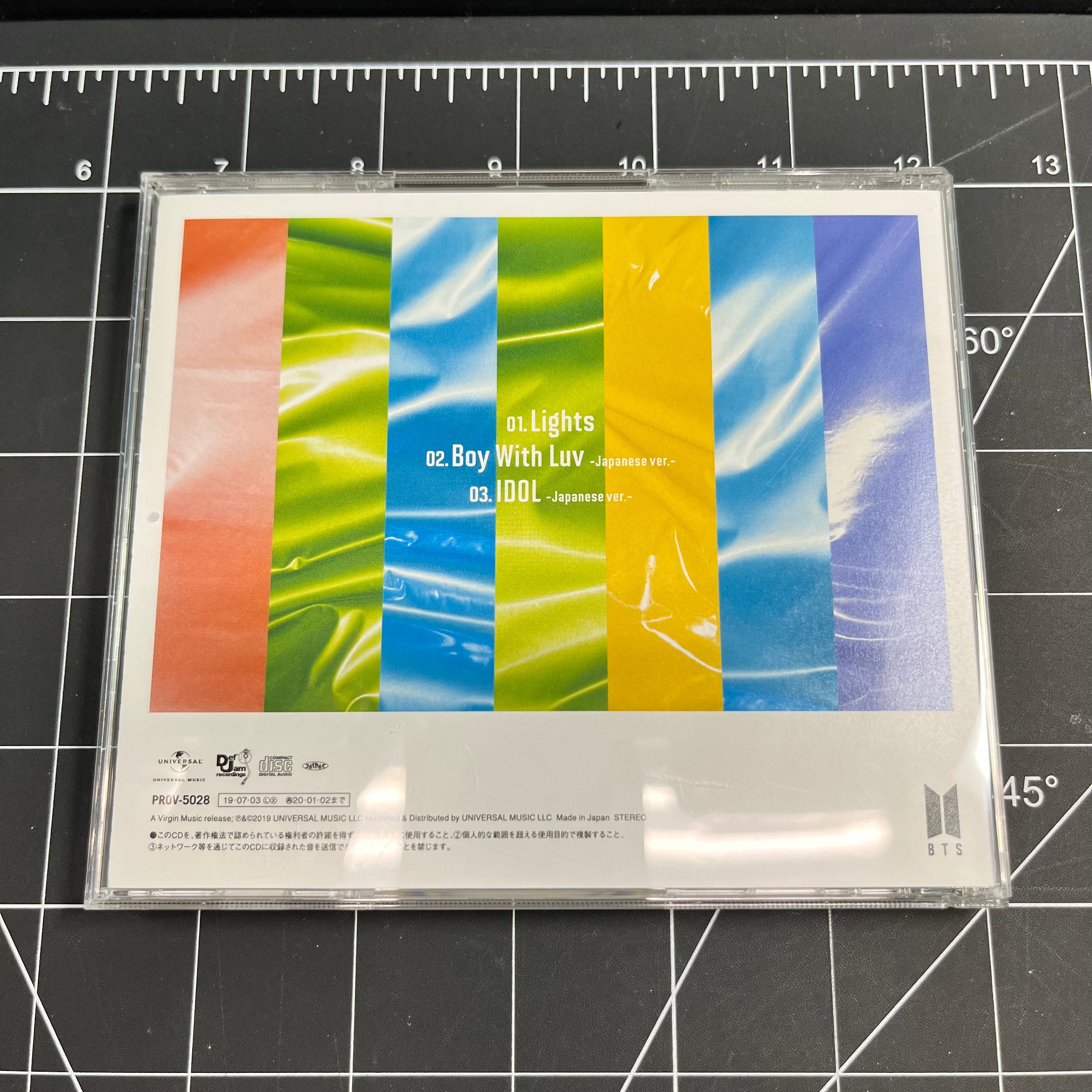 BTS Lights/Boy With Luv Japan CD – BLXCK K-Pop Store