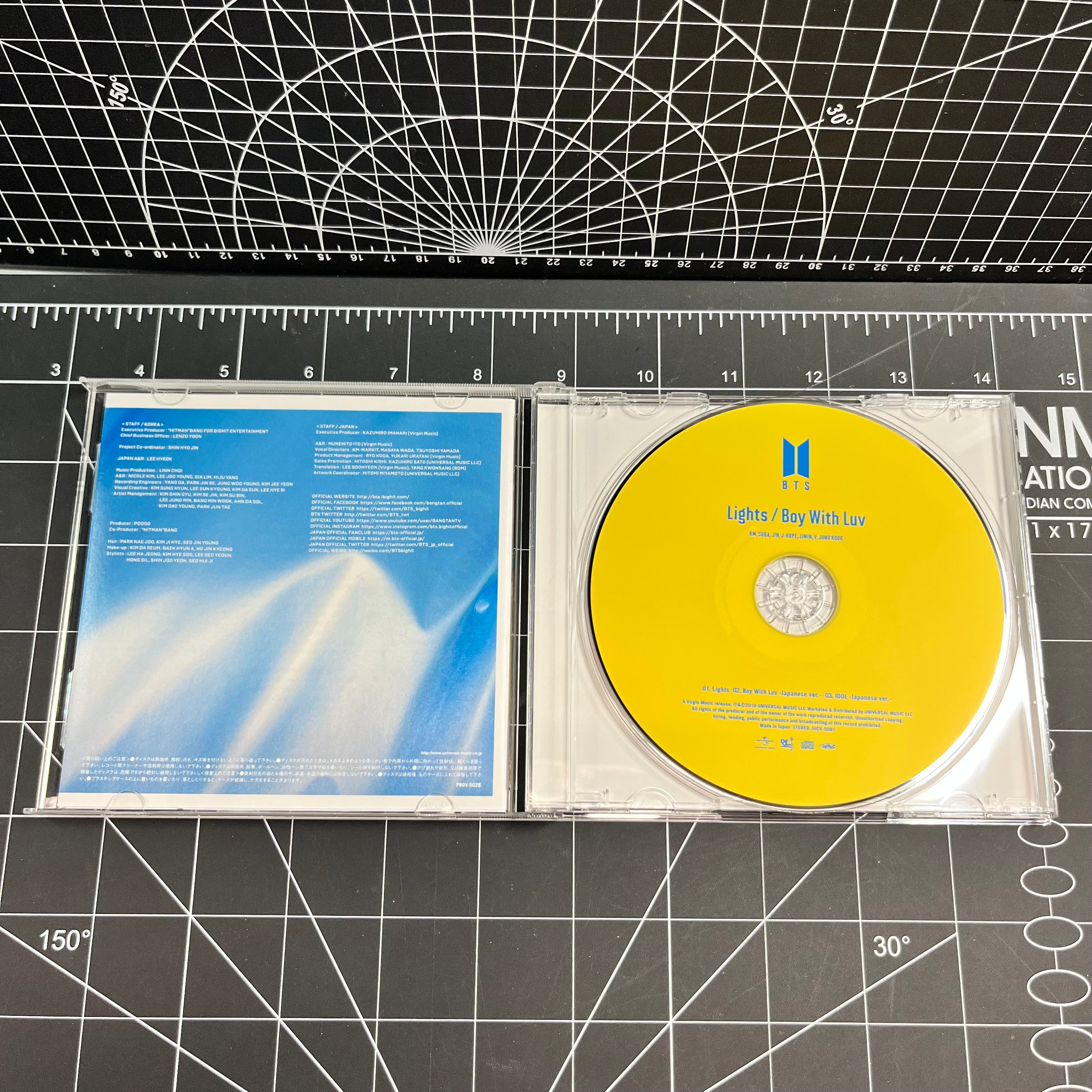 BTS Lights/Boy With Luv Japan CD – BLXCK K-Pop Store