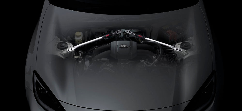 STI FLEXIBLE V BAR For SUBARU BRZ ZD6 ST20502Z2000 - Black Hawk Japan