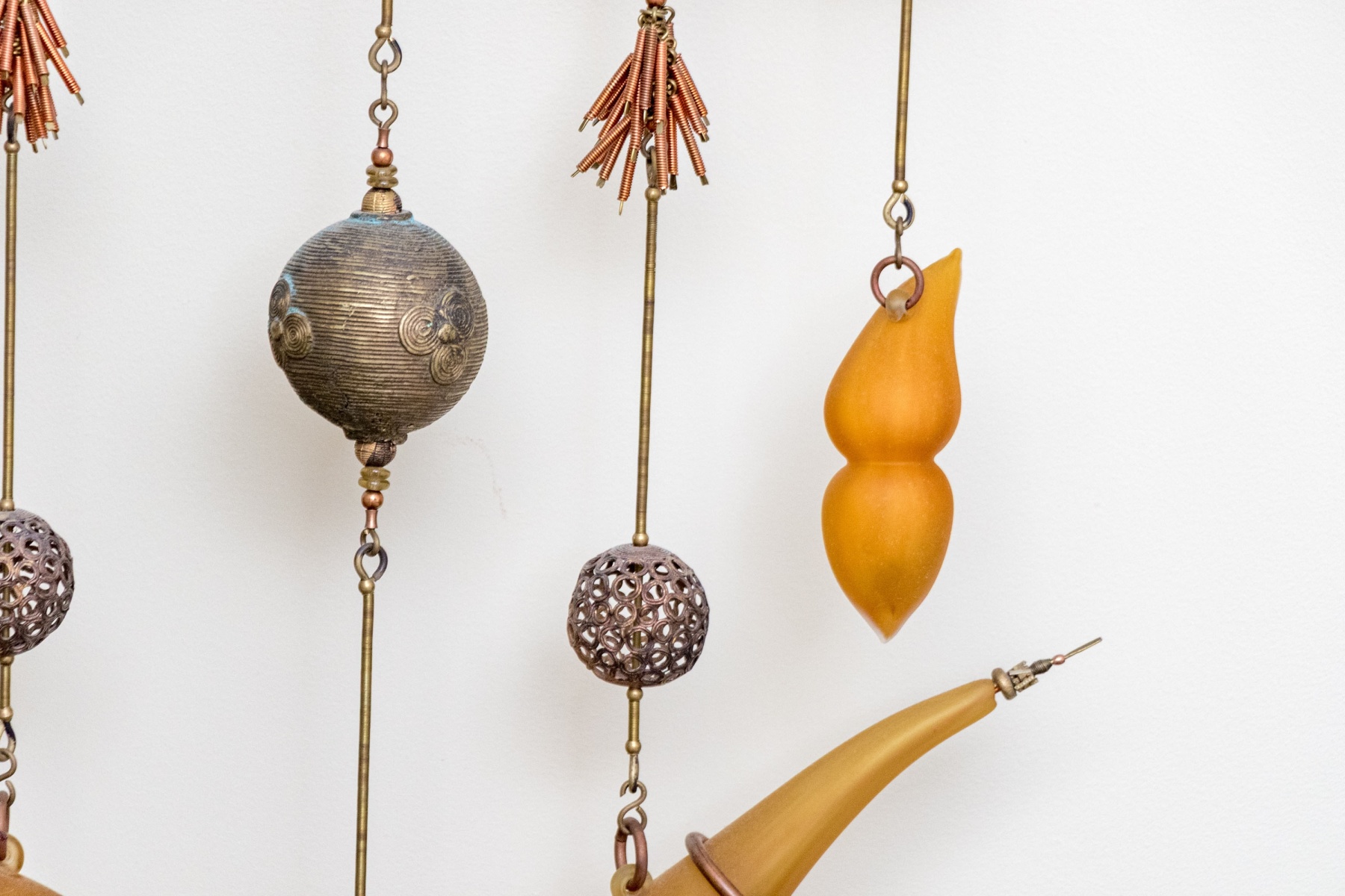 Jenny Pohlman & Sabrina Knowles Mixed Metal & Glass Hanging Mobile