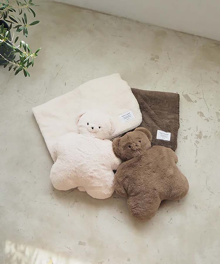 テディブランケット ブランケット ひざ掛け おうち時間 くま クマ bear