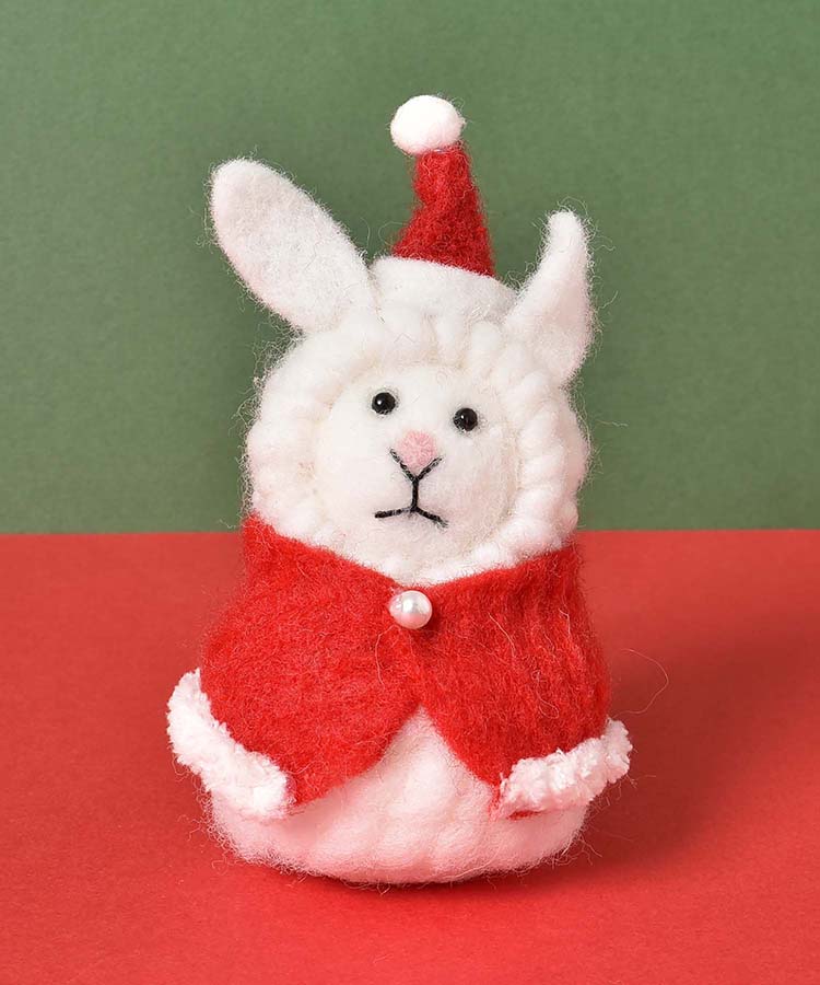 モコモコアニマルウサギ 置物 部屋飾りインテリアリ ビング雑貨 人気