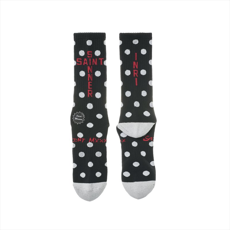 SAINT Mxxxxxx SOCKS DOT Black