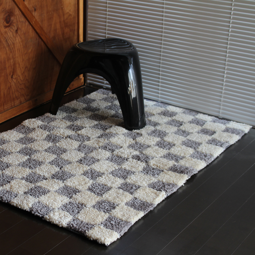 001461 Morocco CHECKER RUG 90×130 | BRID