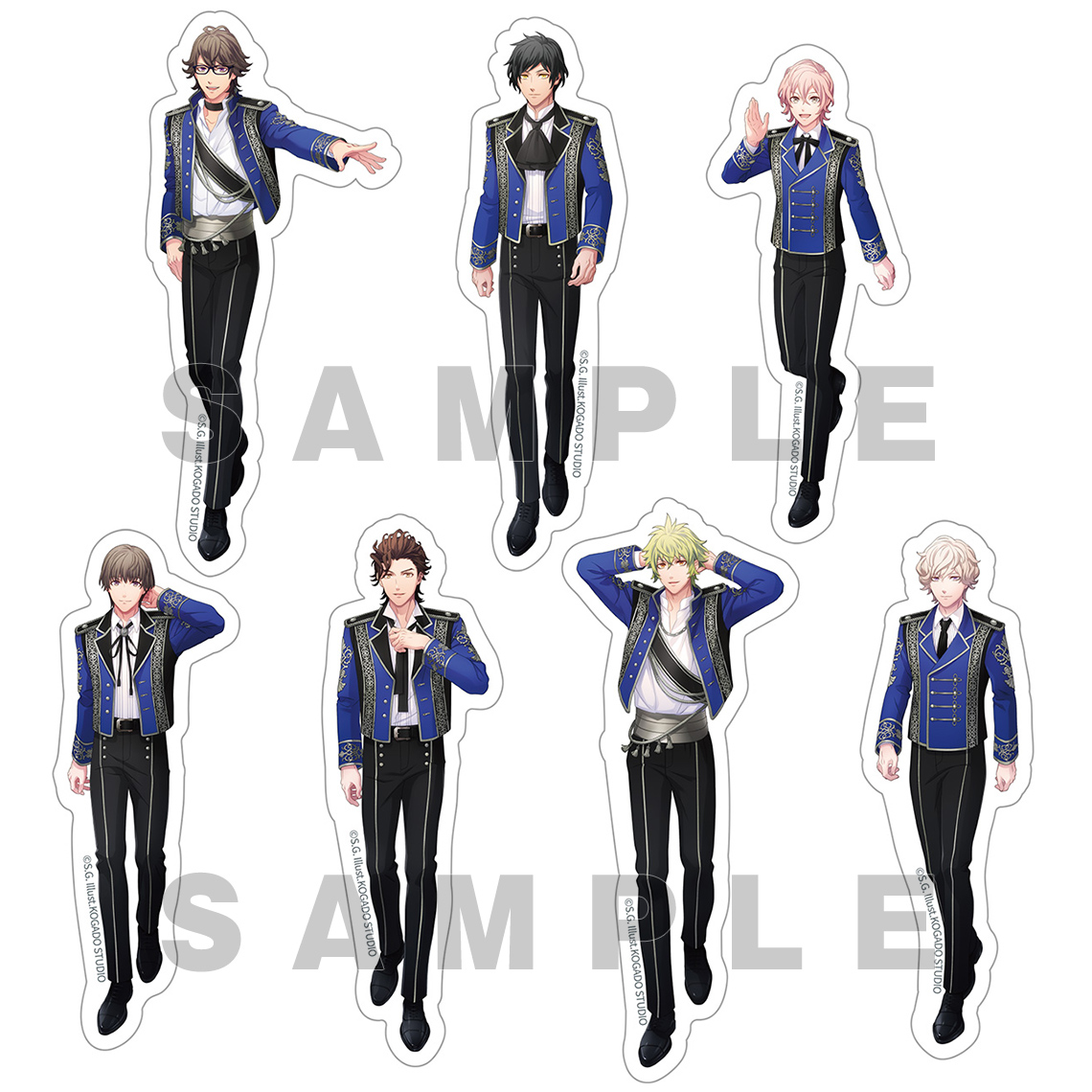 うたの☆プリンスさまっ♪ HE☆VENS トレーディングステッカー