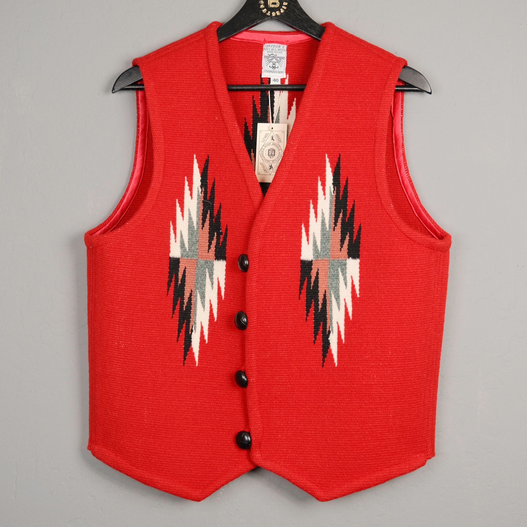 Ortega Chimayo Hand Woven Pointed Front Vest – BROGUE