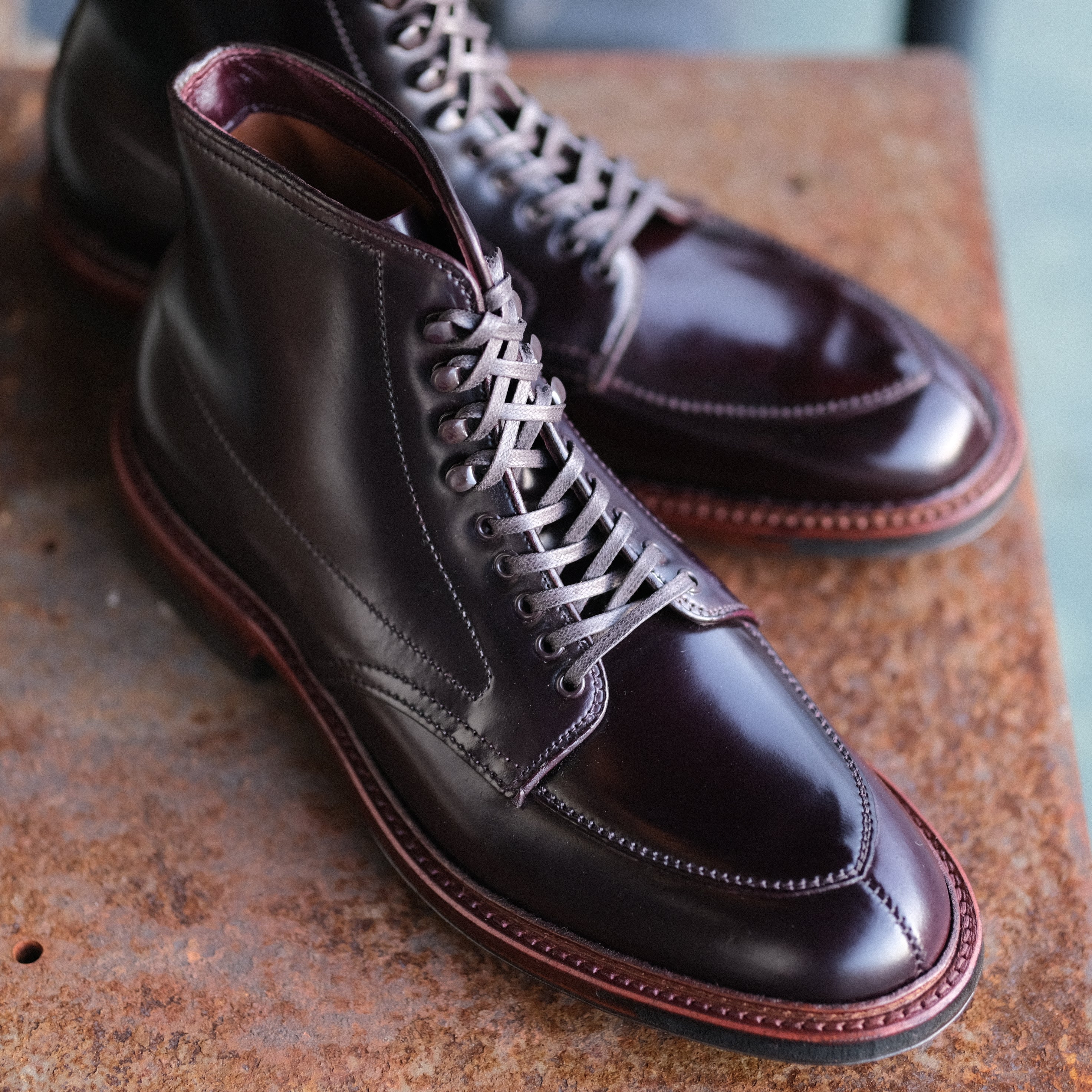 Alden x Brogue V-Tip Boot (Color 8) – BROGUE