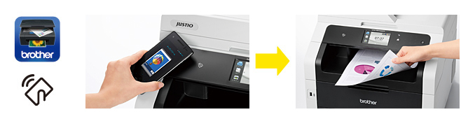 モバイル対応 - 特長 | MFC-9340CDW | レーザープリンター・複合機