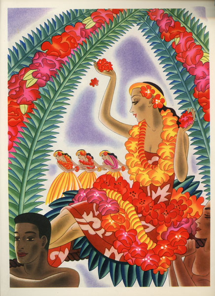 Three- S.S. Lurline Menus MCINTOSH, FRANK [ARTIST]