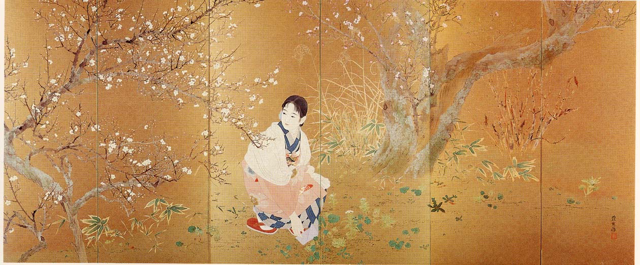 三重県立美術館 艶麗な線の画家 伊東深水の世界展(2006.9-11) 主な展示作品