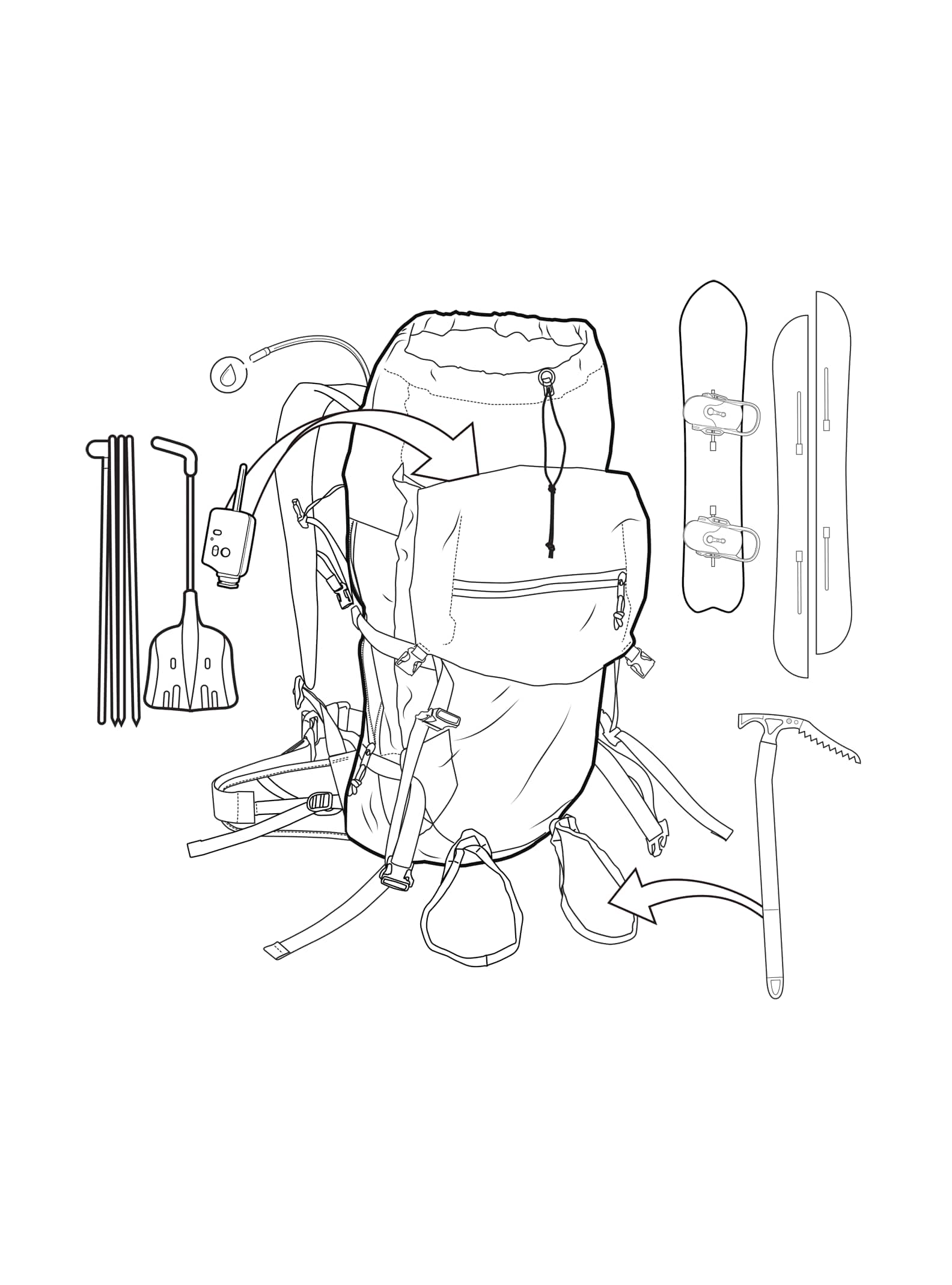 Burton [ak] Incline Ultralight 22L Backpack | Burton.com Spring