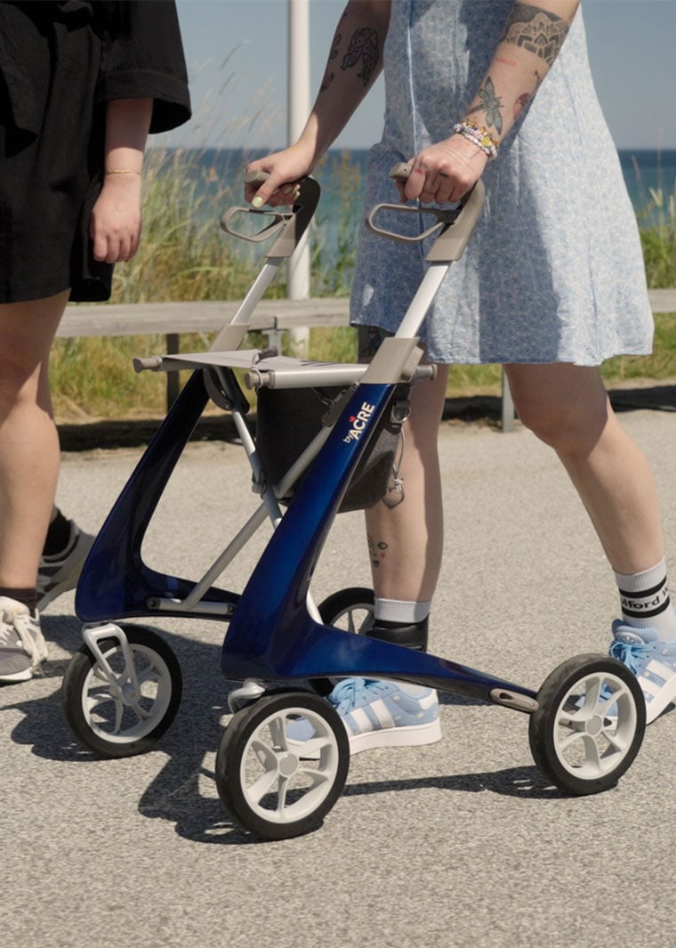 Rollator walkers from byACRE - light, beautiful & practical design