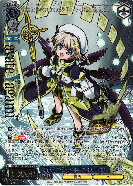 ヴァイス なのは20th SEC サイン 夜天の書と共に はやて なのは20th