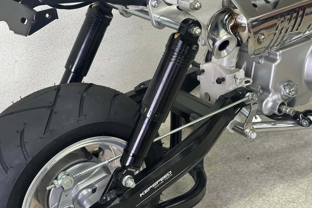 KEPSPEED製 モンキー用 フルカバーリアサスペンション モンキーや
