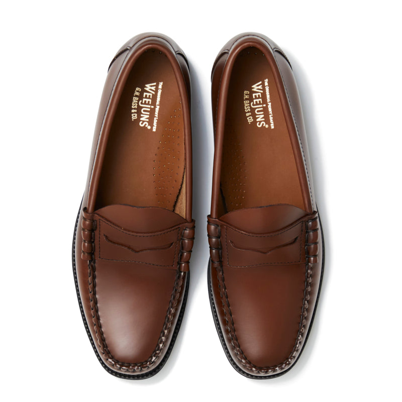 ローファー | 11711D LARSON / MID BROWN (RUBBER SOLE) - G.H.BASS