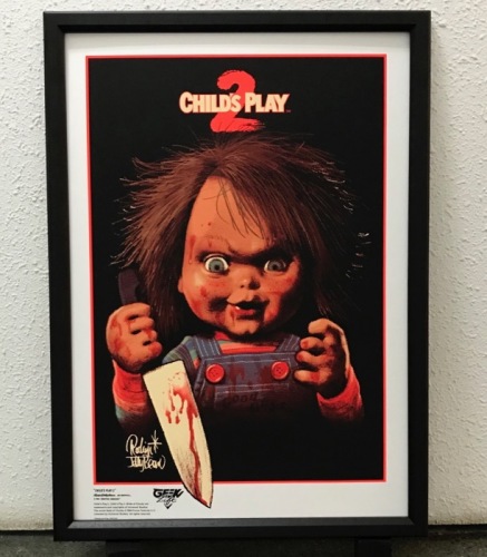 CHILD'S PLAY2 CHUCKY シルクスクリーンプリント ポスター チャッキー