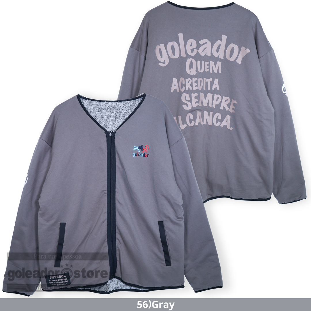 ゴレアドール公式】goleador Light Sweat / Mixボア ノーカラー ZIP