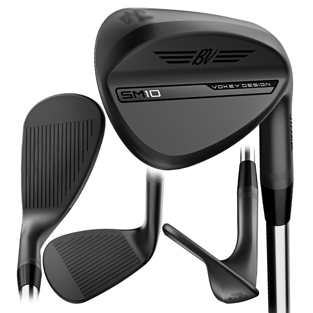 Titleist SM10 Vokey Jet Black Wedge - 24 Men – Golfio