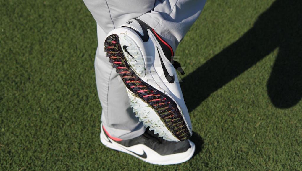 Paul Casey debuts a limited colorway of Nike's new “Lunar Control