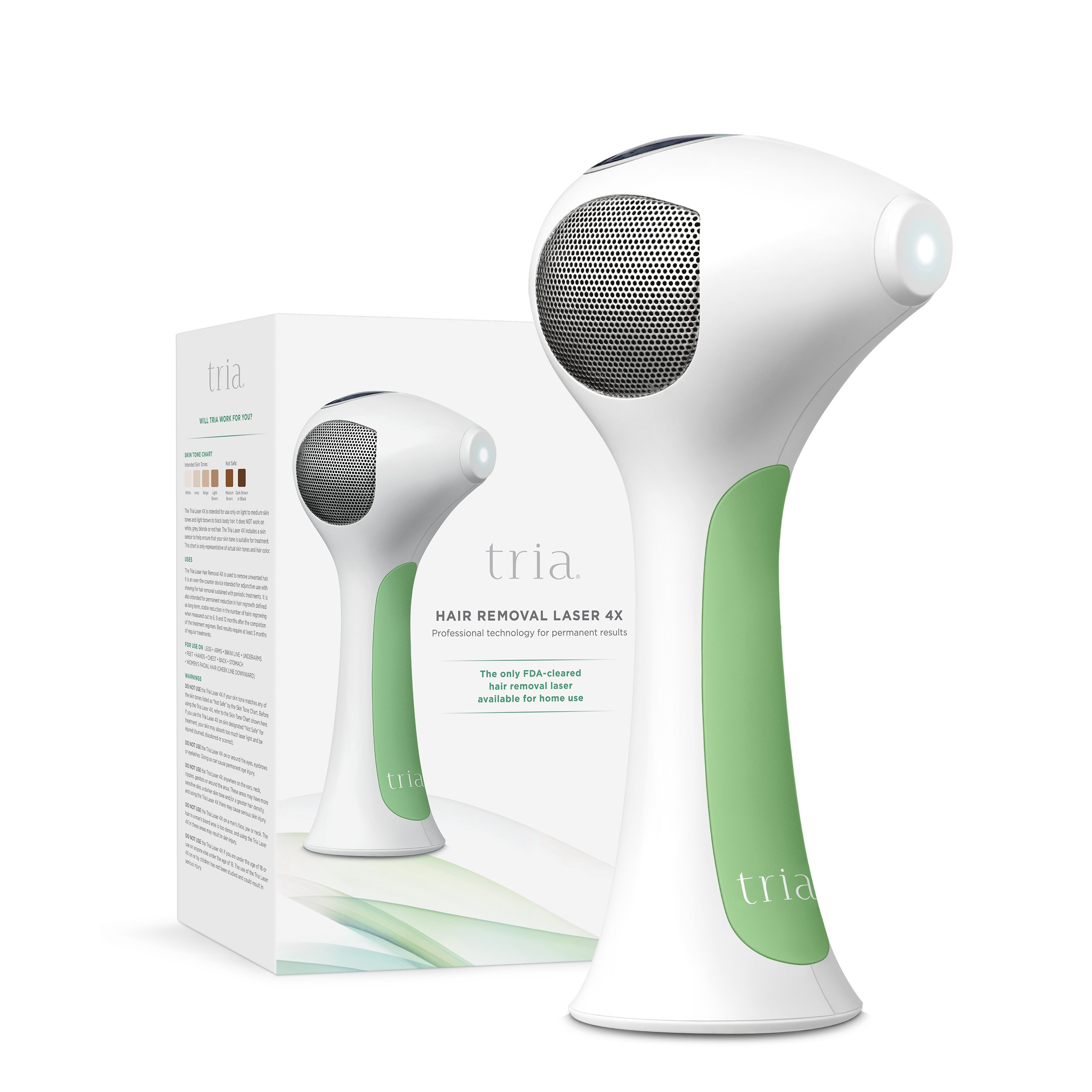 Tria Hair Removal Laser 4X - Safe At-Home Hair Removal for Women