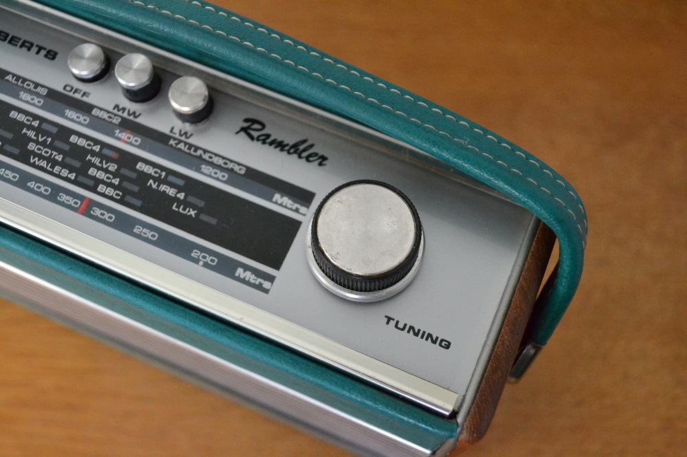 RobertsロバーツRamblerトランジスターラジオ/レアカラー・ターコイズ