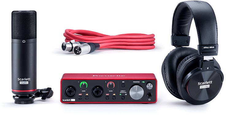Focusrite Scarlett 2i2 3rd Gen Studio Pack / 楽器屋BOW オンライン