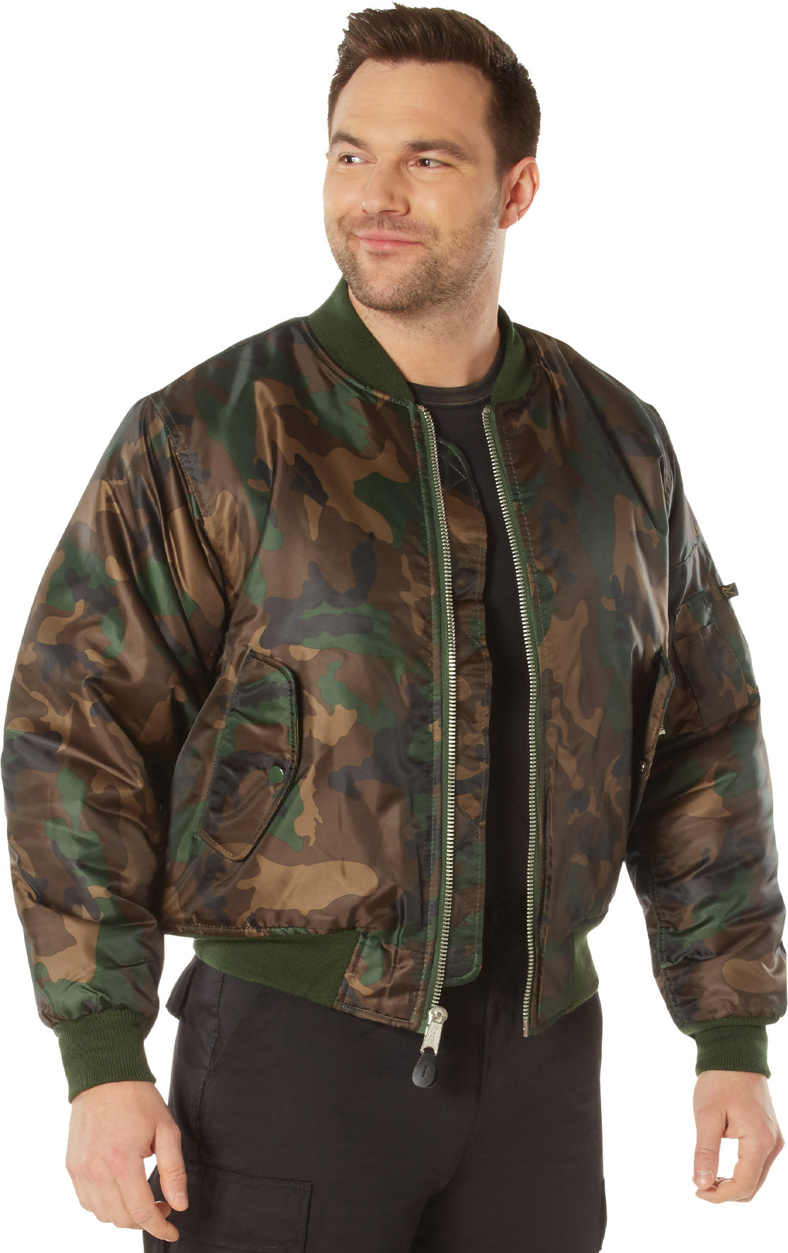 ジャケット・アウター BELVET camo reversible ma1 jacket M Camo