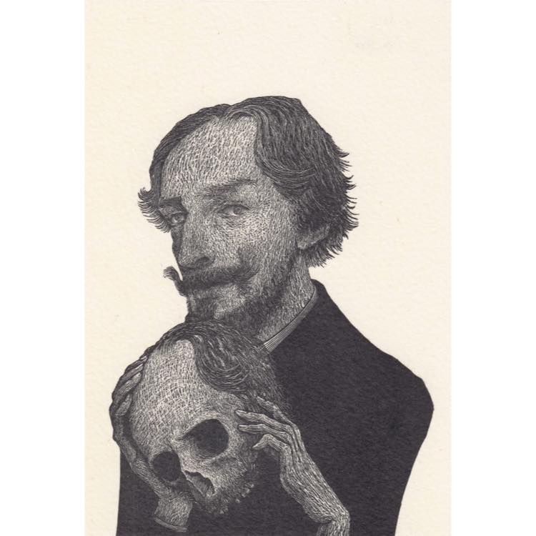 柄澤齊 ／ 木口木版画 肖像シリーズ at Galerie Miyawaki, Kyoto