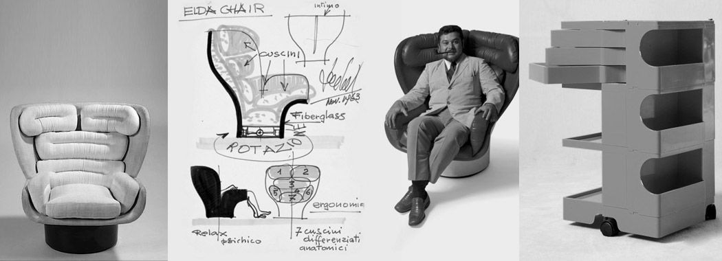 Joe Colombo, Italian designer with multi-faceted